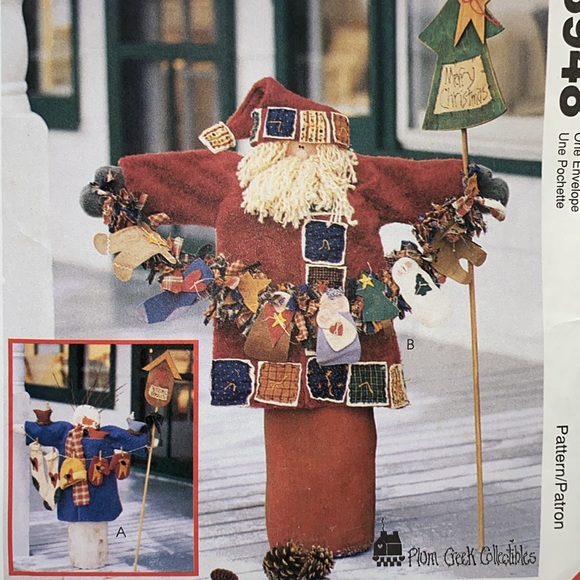 McCall’s Crafts 8948 Plum Creek Collectibles Greeters Patterns to Make 33” Dolls - Picture 9 of 9